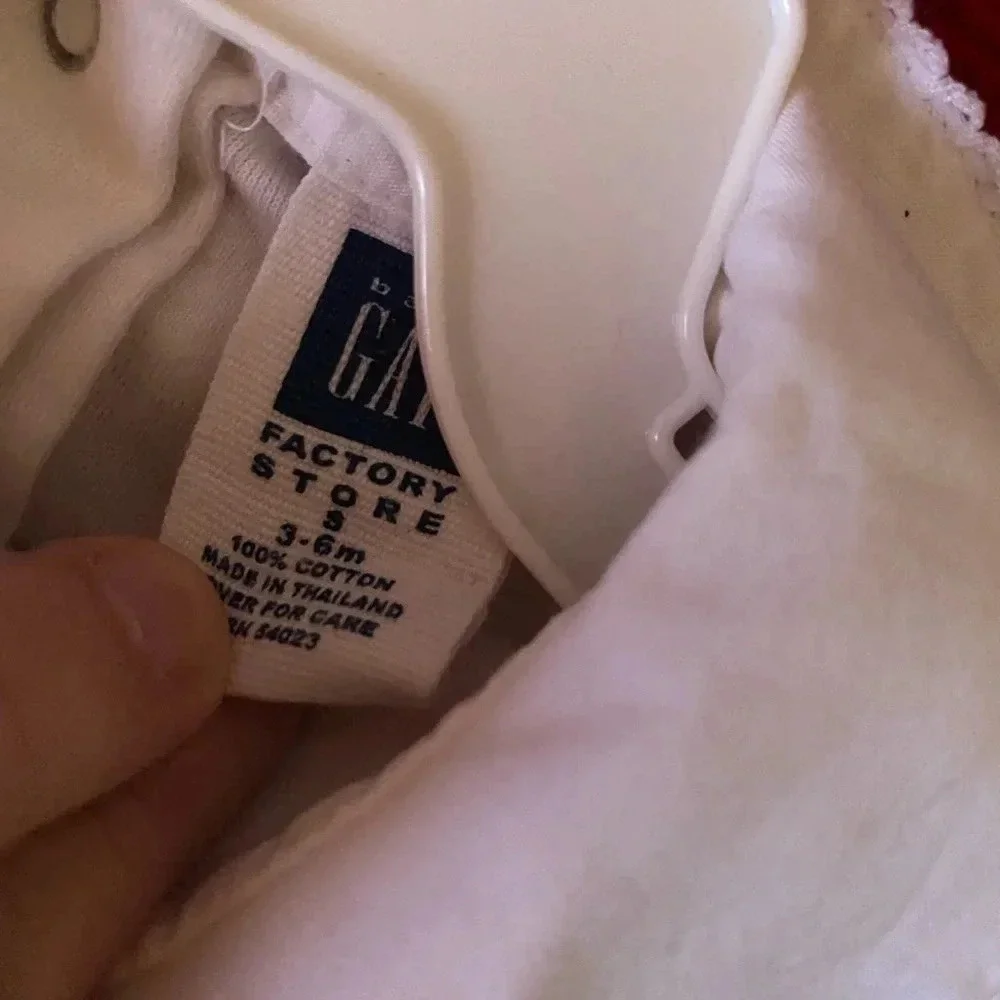 Baby Gap Velvet Jumper, Shirt, and Diaper Cover